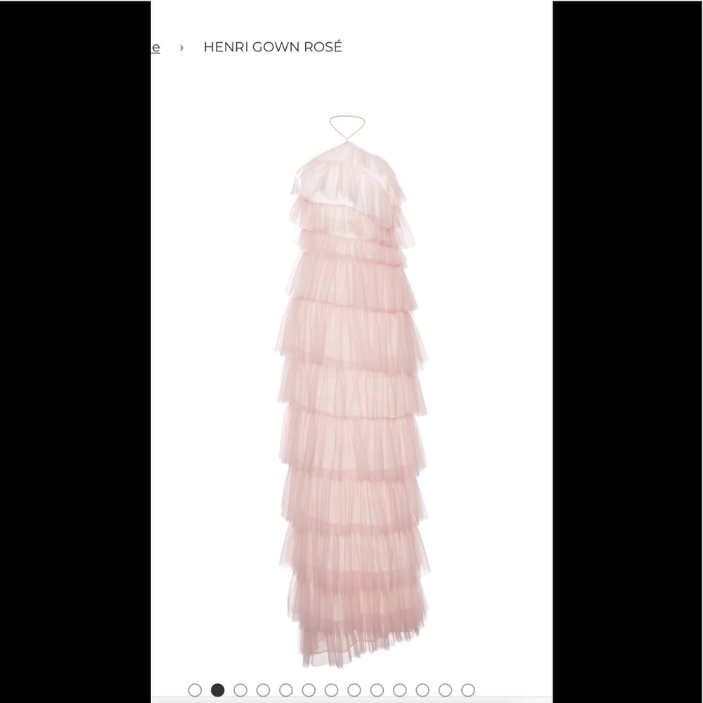 THE BAR Henri rose gown